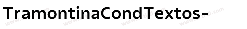 TramontinaCondTextos字体转换