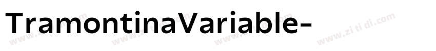 TramontinaVariable字体转换