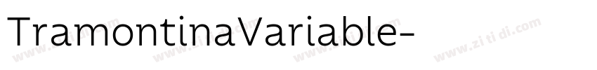 TramontinaVariable字体转换