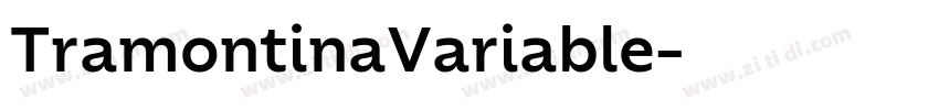 TramontinaVariable字体转换