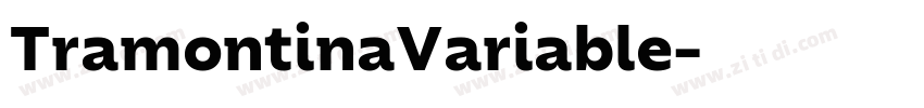 TramontinaVariable字体转换