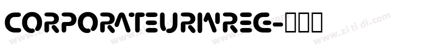 CorporateURWReg字体转换