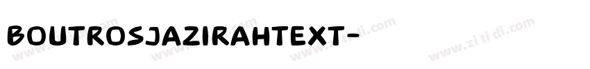 BoutrosJazirahText字体转换