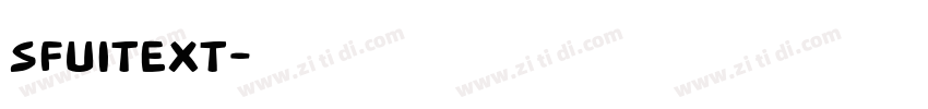 SFUIText字体转换