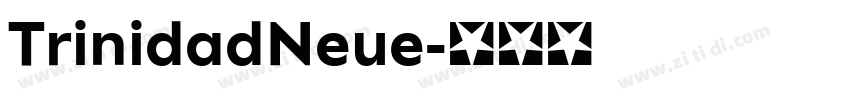 TrinidadNeue字体转换