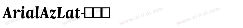 ArialAzLat字体转换