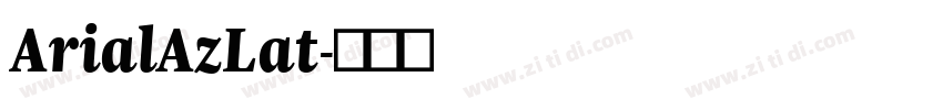 ArialAzLat字体转换