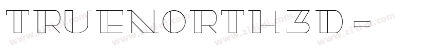 TrueNorth3D字体转换
