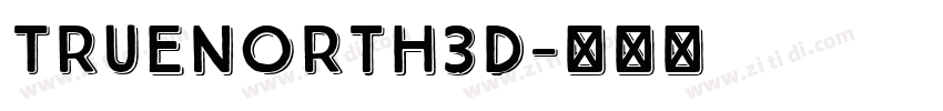 TrueNorth3D字体转换