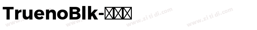 TruenoBlk字体转换