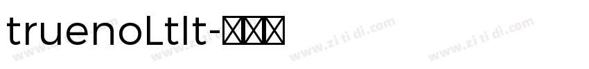 truenoLtIt字体转换