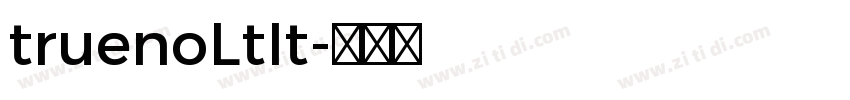 truenoLtIt字体转换