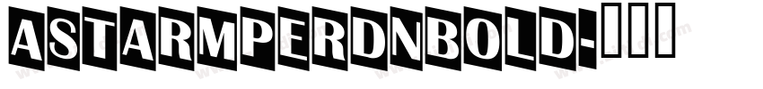 AStarmperDnBold字体转换