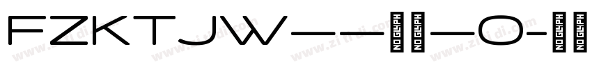 FZKTJW——改变—0字体转换