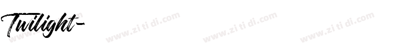 Twilight字体转换
