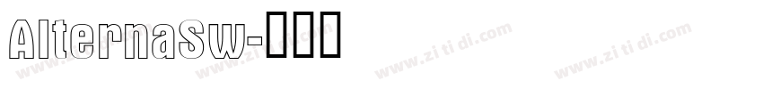 AlternaSw字体转换