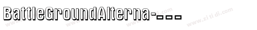 BattleGroundAlterna字体转换
