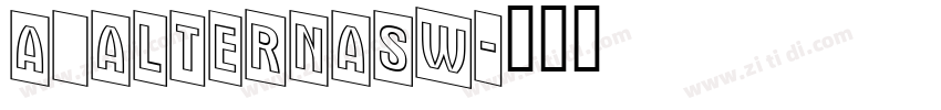 a_AlternaSw字体转换