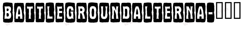 BattleGroundAlterna字体转换
