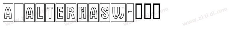 a_AlternaSw字体转换