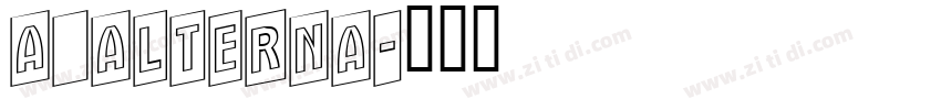 a_Alterna字体转换
