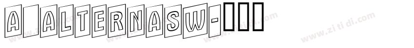 a_AlternaSw字体转换