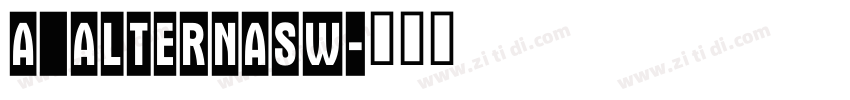 a_AlternaSw字体转换