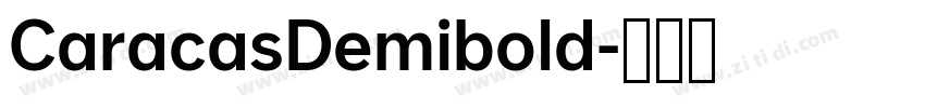 CaracasDemibold字体转换