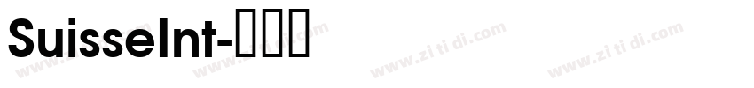 SuisseInt字体转换