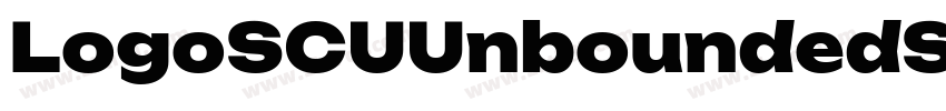 LogoSCUUnboundedSans字体转换