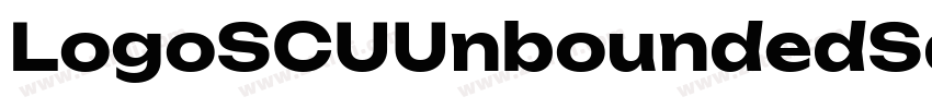 LogoSCUUnboundedSans字体转换