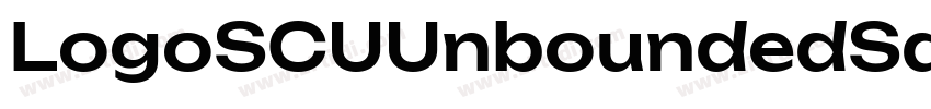 LogoSCUUnboundedSans字体转换