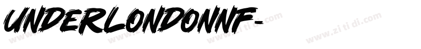 UnderLondonNF字体转换