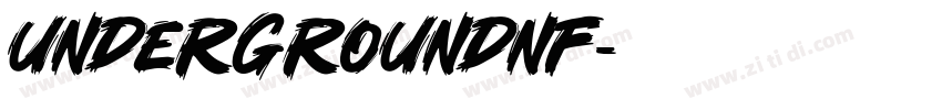 UndergroundNF字体转换