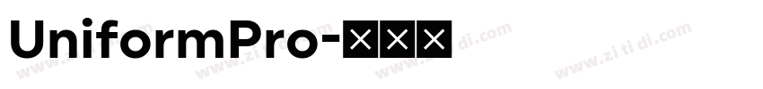 UniformPro字体转换