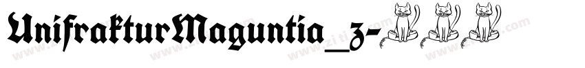 UnifrakturMaguntia_z字体转换 UnifrakturMaguntia_z字体转换