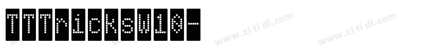 TTTricksW10字体转换