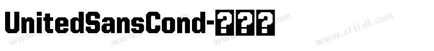 UnitedSansCond字体转换