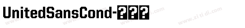 UnitedSansCond字体转换