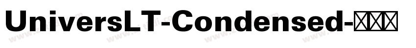 UniversLT-Condensed字体转换