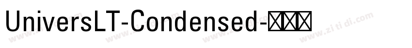 UniversLT-Condensed字体转换