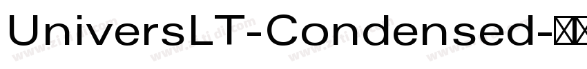 UniversLT-Condensed字体转换