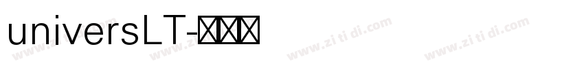 universLT字体转换