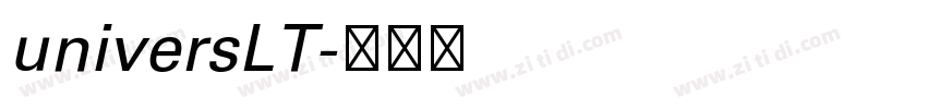 universLT字体转换