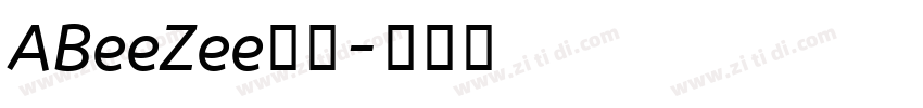 ABeeZee字体字体转换