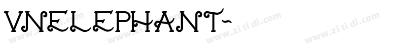 VNelephant字体转换