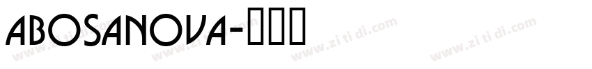 ABosaNova字体转换