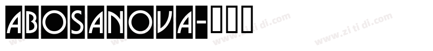 ABosaNova字体转换