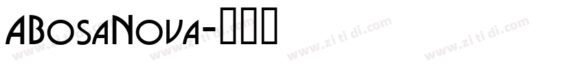 ABosaNova字体转换