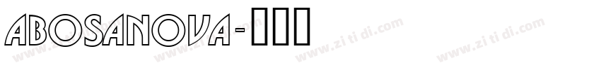 ABosaNova字体转换
